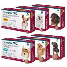 SIMPARICA 3TABS 1,3-2,5KG 5MG