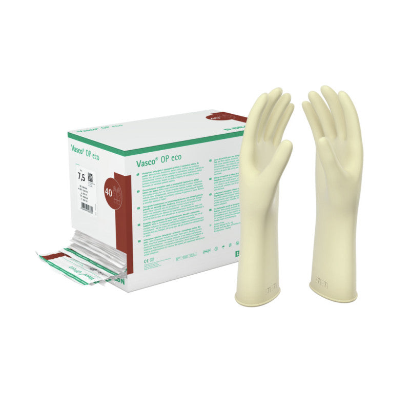 GUANTI CHIR. VASCO OP ECO S/P MIS. 8.5 40pz