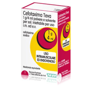 Cefazolina teva 1gr/4ml x 1fl