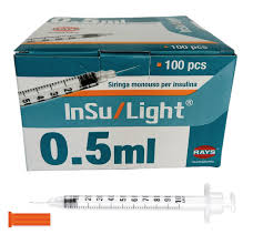 SIRINGA RAYS INS 0.5 ML G30X8 CFX100